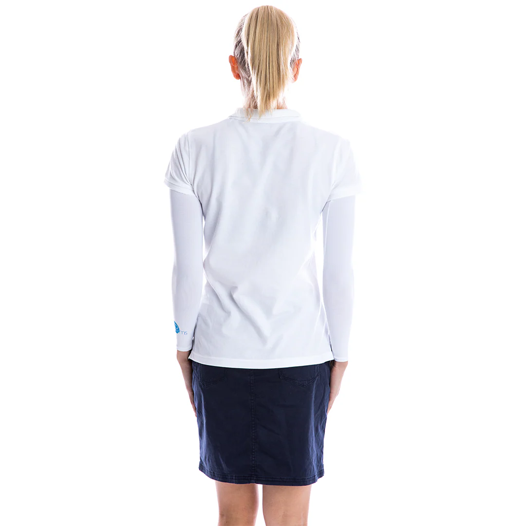 SParms UPF50+ Arm Sleeves (White, Pair) - Image 8