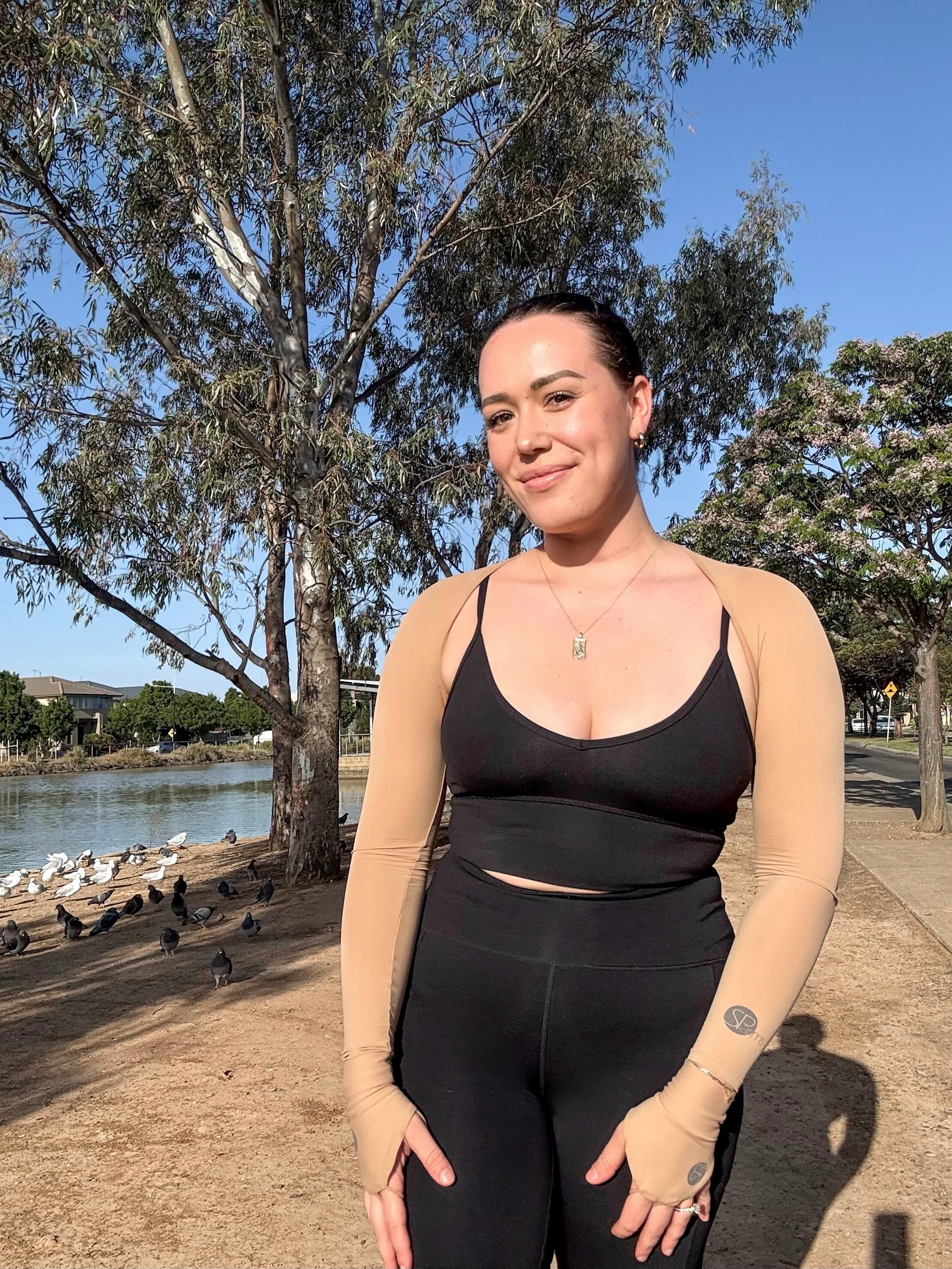 SP Shoulder Wrap [Latte] - Image 5