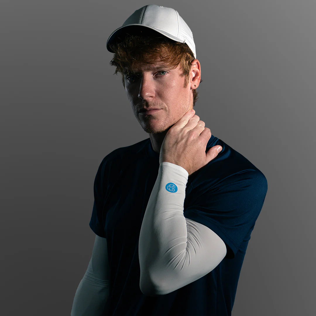 SParms UPF50+ Arm Sleeves (White, Pair) - Image 9